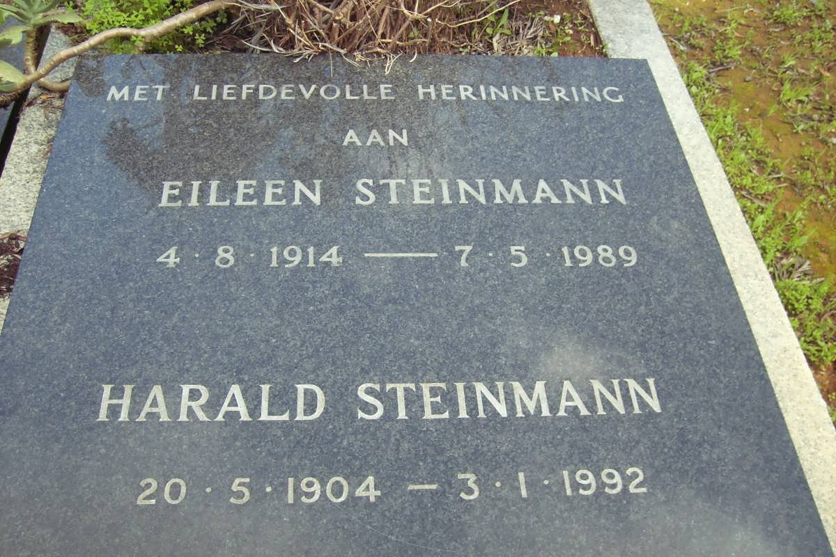 STEINMANN Harald 1904-1992 &amp; Eileen 1914-1989