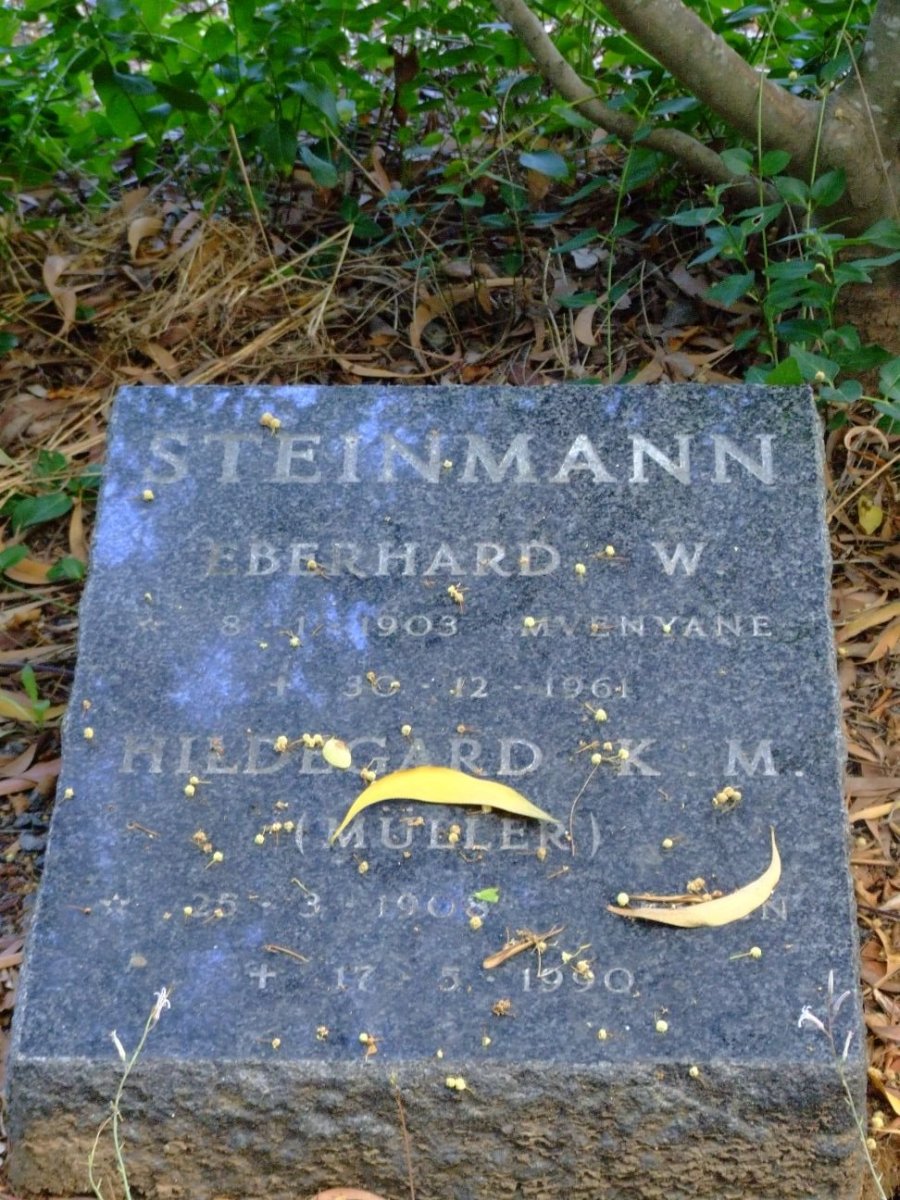 STEINMANN Eberhard W. 1903-1961 &amp; Hildegard K.M. MÜLLER 1908-1990