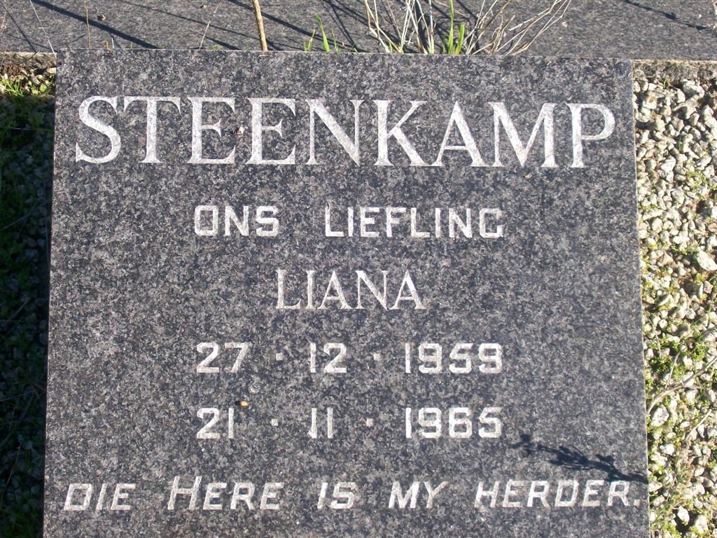 STEENKAMP Liana 1959-1965