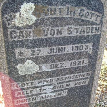 STADEN Heinrich, von 1863-1931 :: VON STADEN Carl 1903-1921 :: KLIEM Gretchen nee VON STADEN 1906-1992