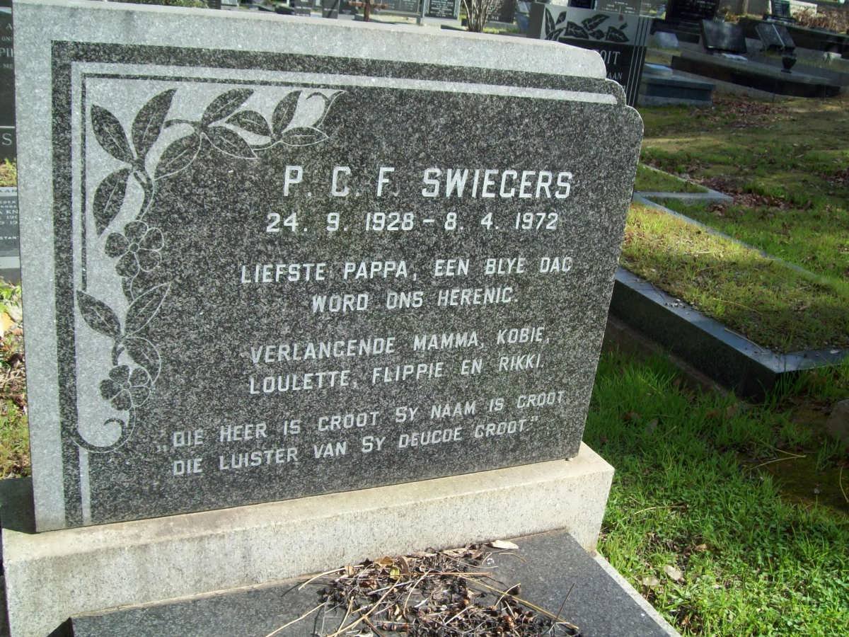 SWIEGERS P.C.F. 1928-1972
