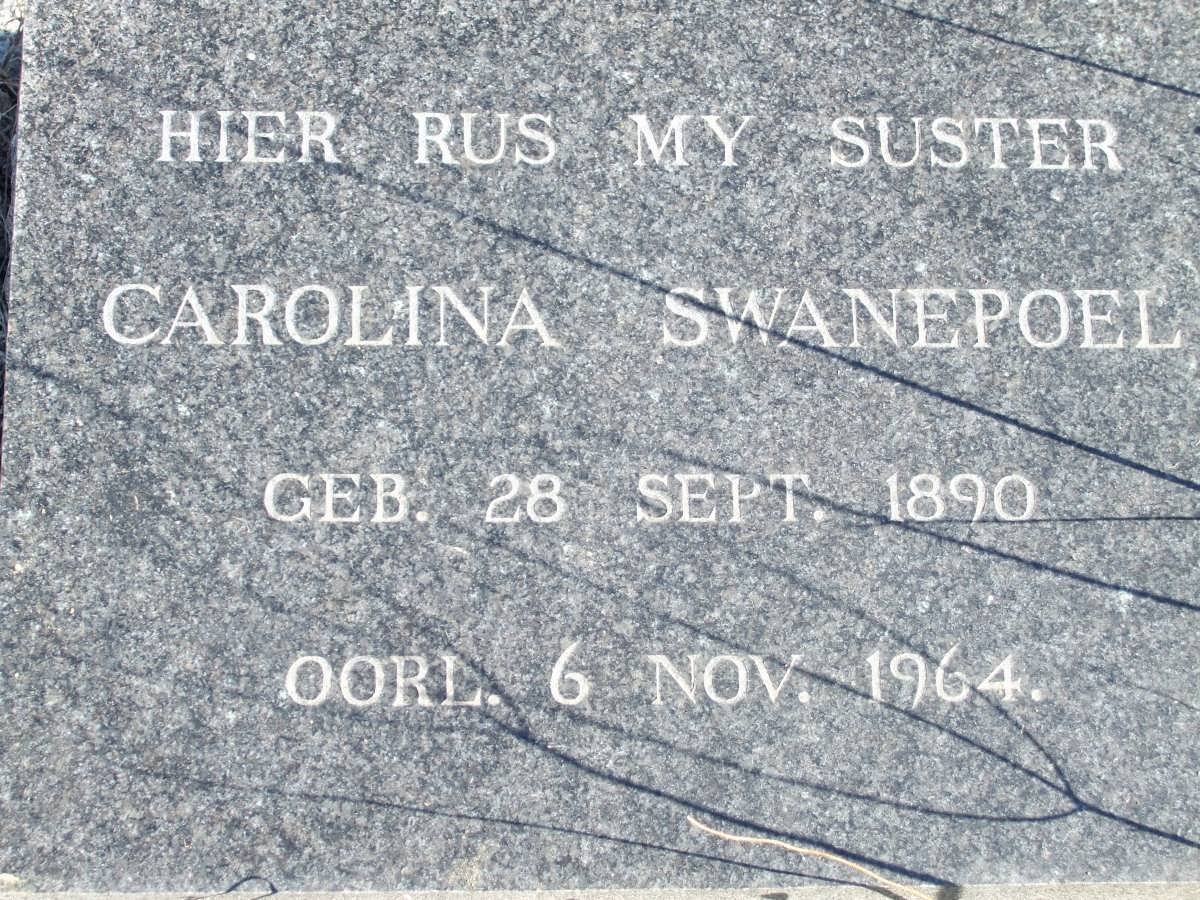 SWANEPOEL Carolina 1890-1964