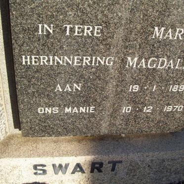 SWART Maria Magdalena 1890-1970