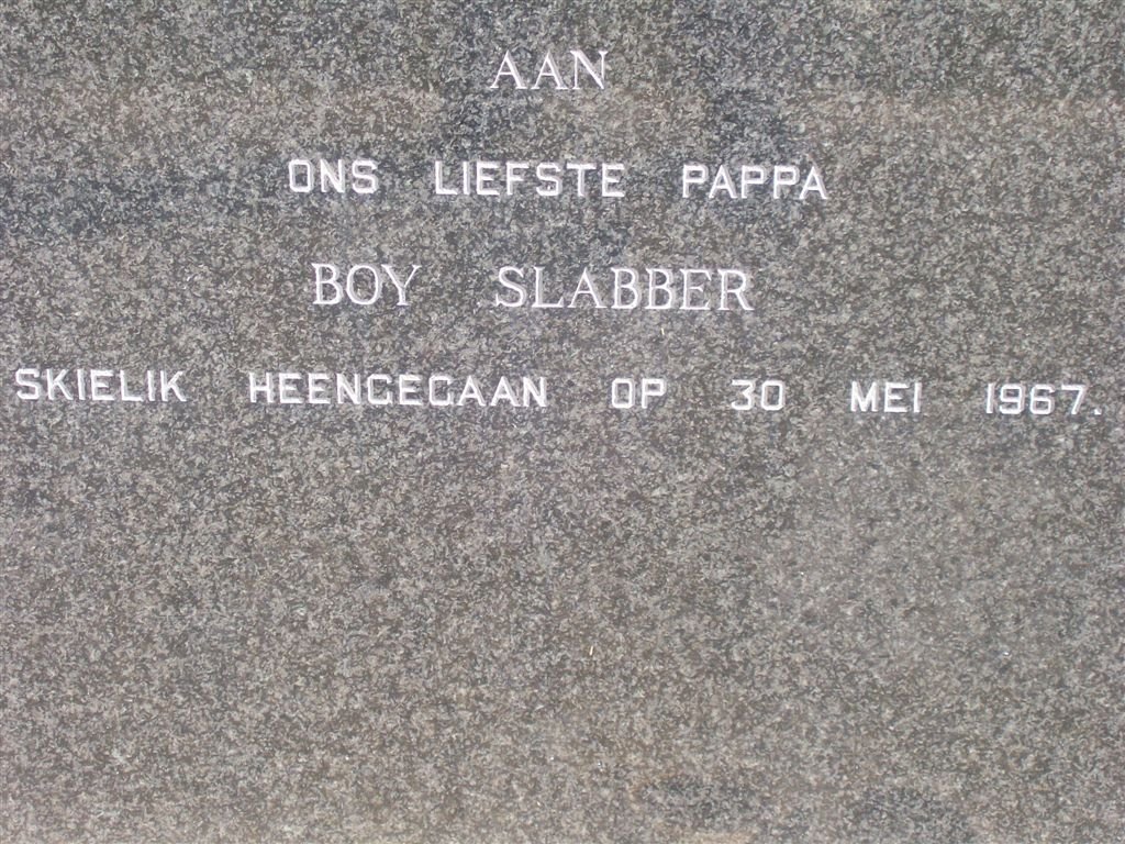 SLABBER Boy -1967