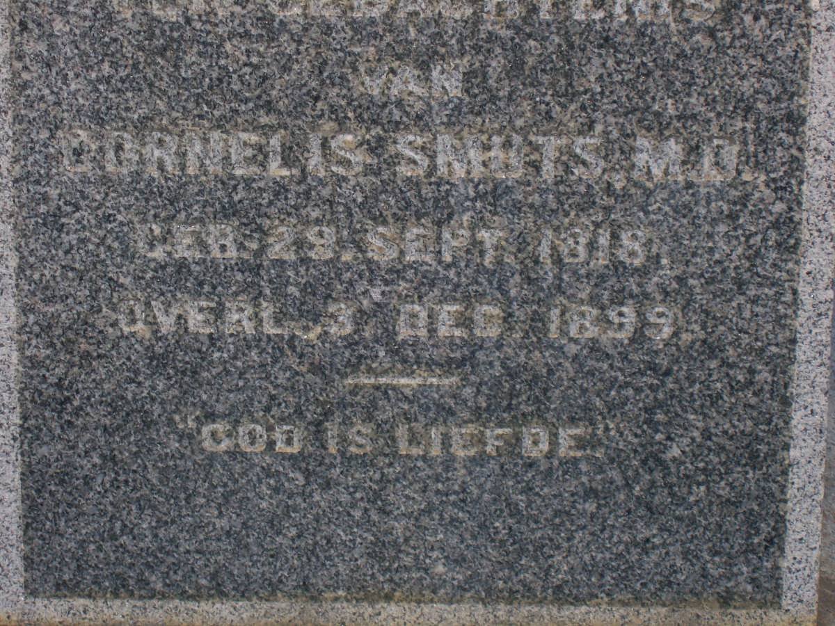 SMUTS Cornelis 1818-1899