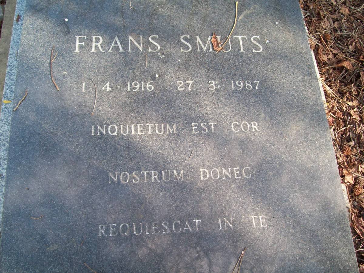 SMUTS Frans 1916-1987
