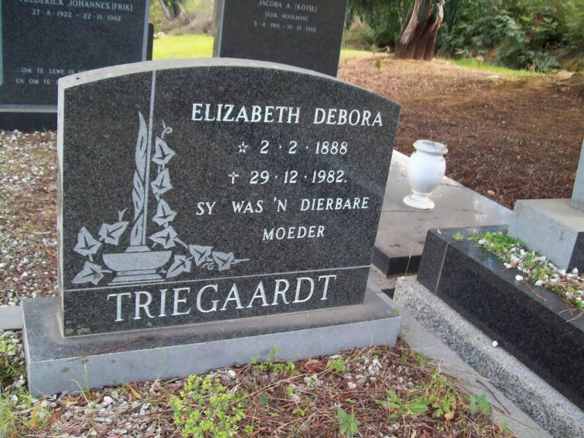 TRIEGAARDT Elizabeth Debora 1888-1982