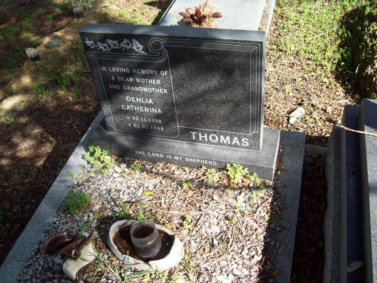 THOMAS Dehlia Catherina 1908-1998