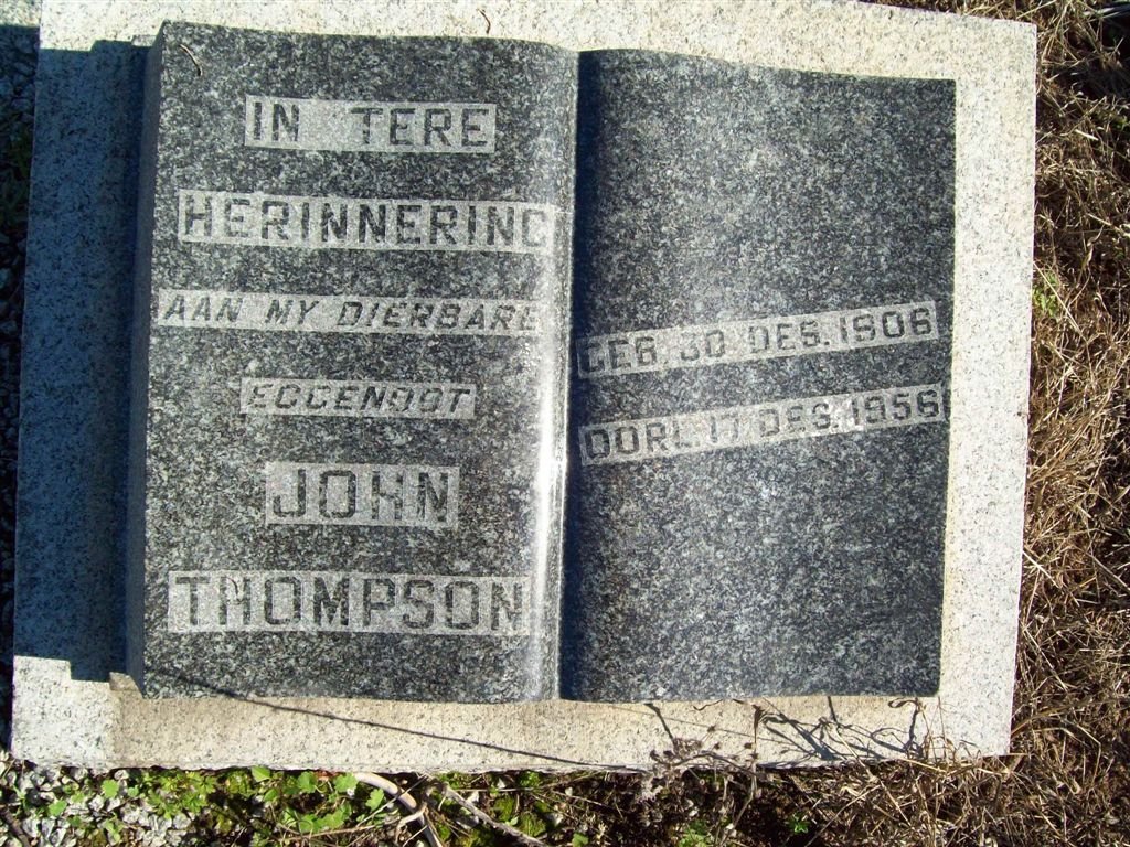 THOMPSON John 1906-1956