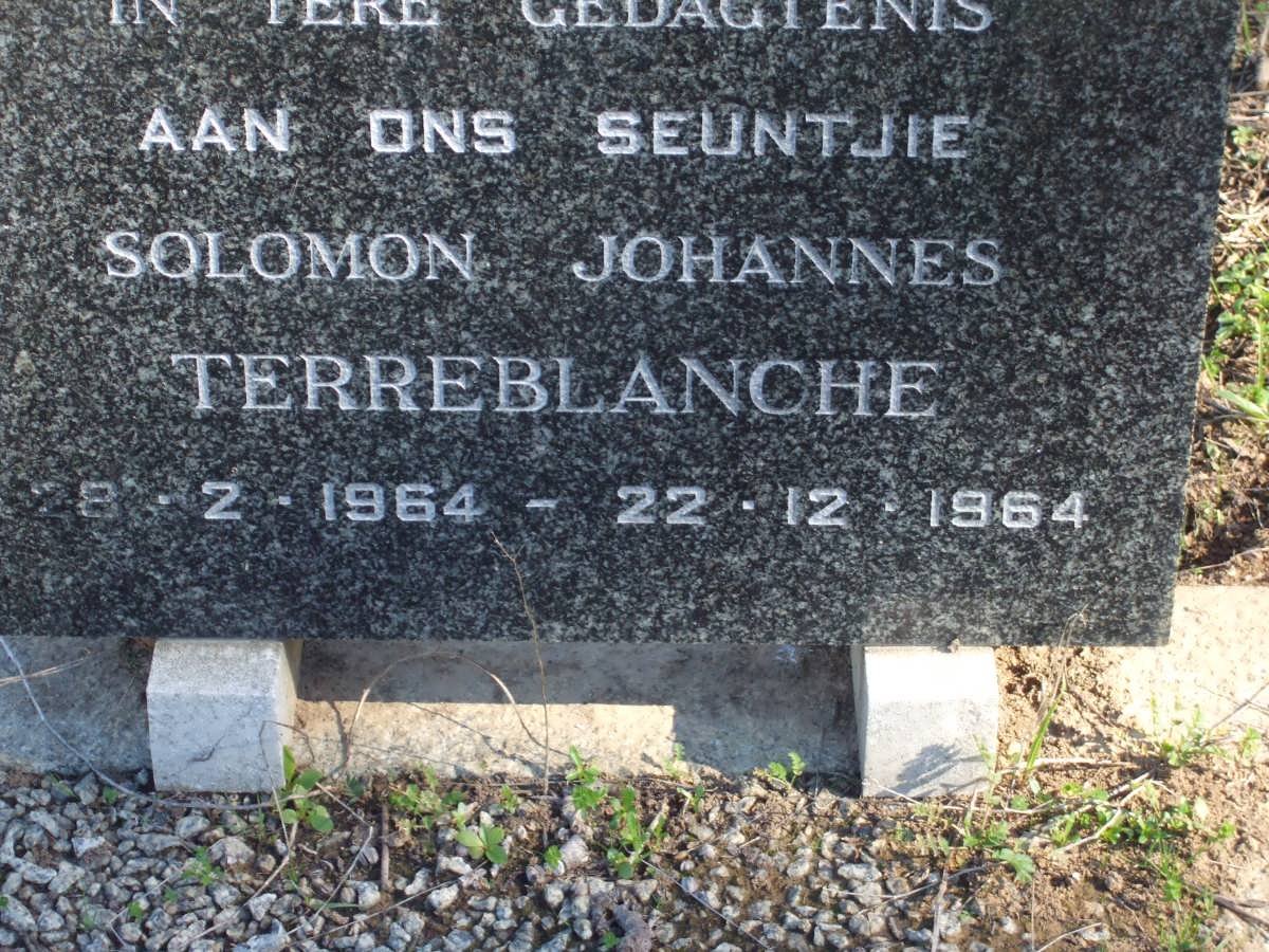 TERREBLANCHE Solomon Johannes 1964-1964