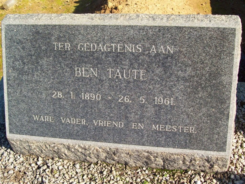 TAUTE Ben 1890-1961