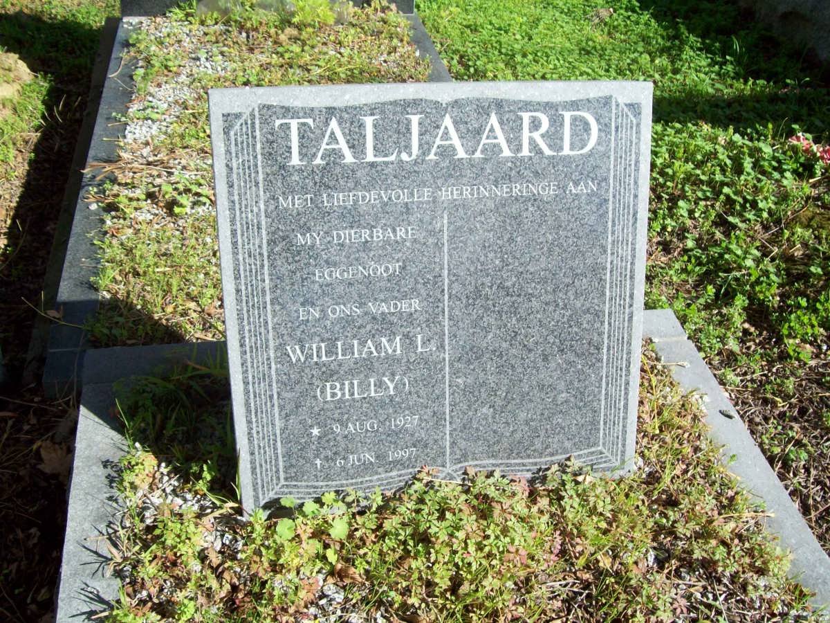 TALJAARD William L. 1927-1997