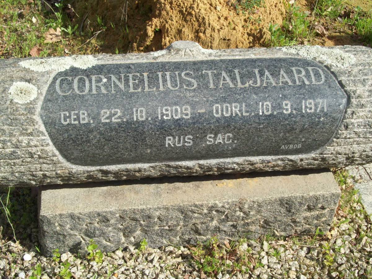 TALJAARD Cornelius 1909-1971