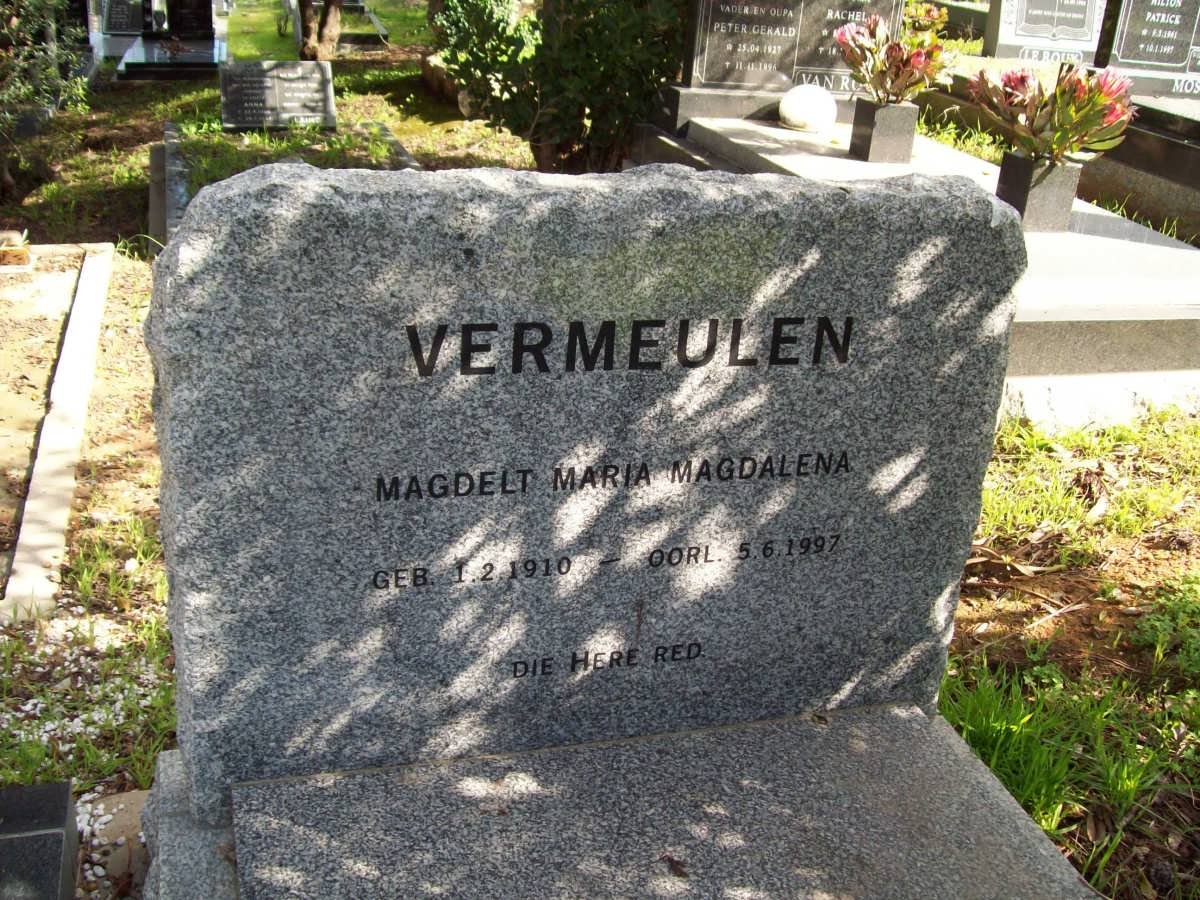 VERMEULEN Magdelt Maria Magdalena 1910-1992