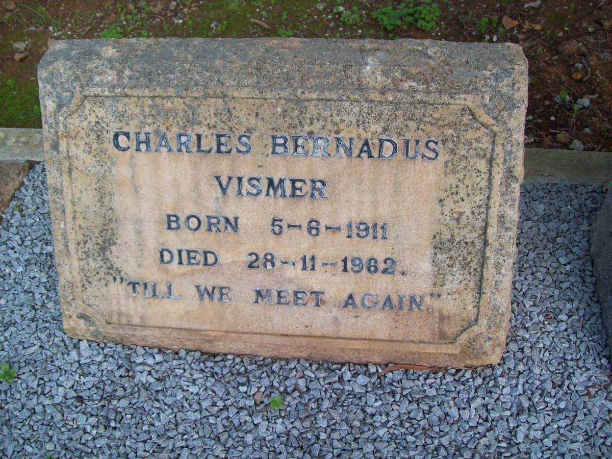 VISMER Charles Bernadus 1911-1962