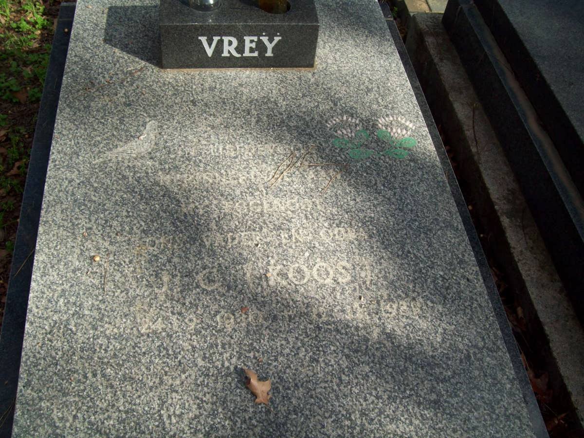 VREÿ J.C. 1930-1989