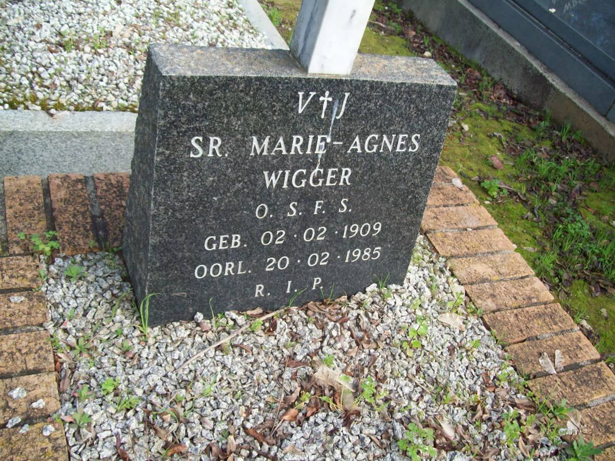 WIGGER Marie-Agnes 1909-1985