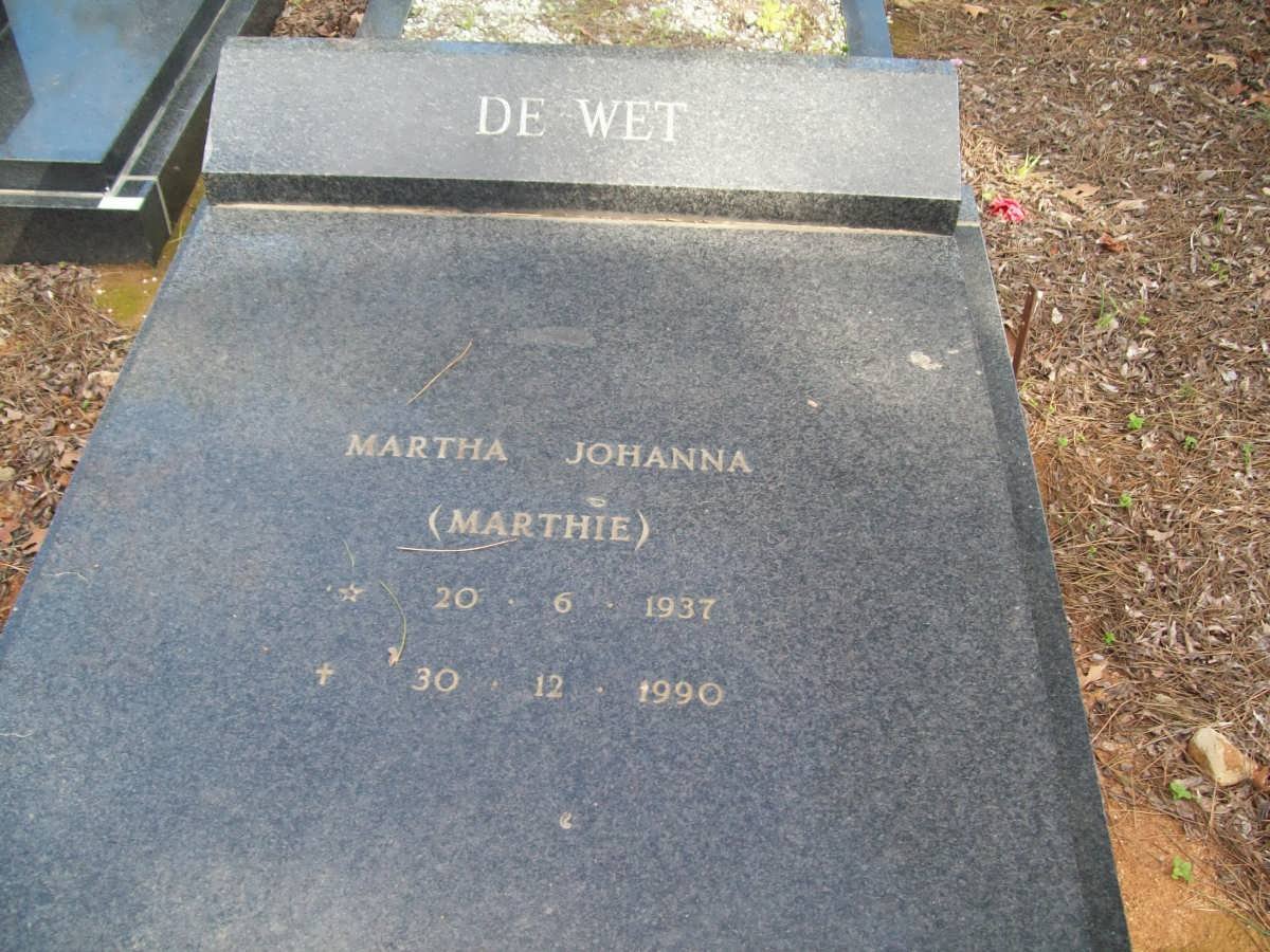 WET Martha Johanna, de 1937-1990