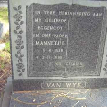 WYK Mannetjie, van 1938-1988
