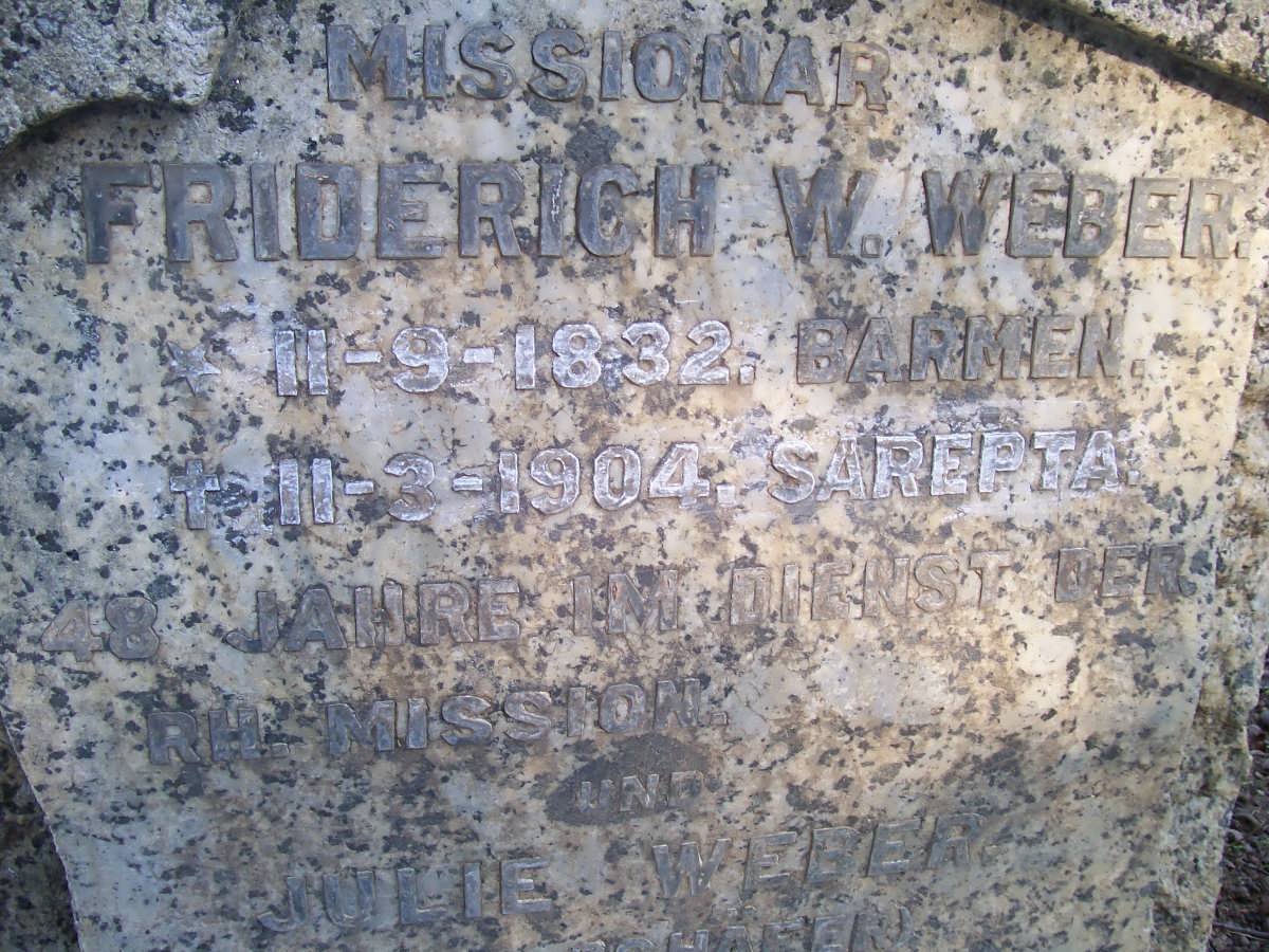 WEBER Friderich 1832-1904 &amp; Julie SCHAFER 1828-1904