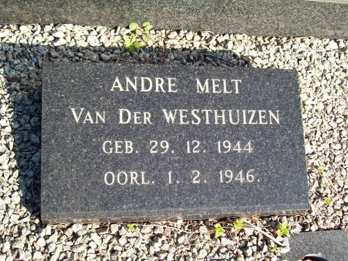 WESTHUIZEN Andre Melt, van der 1944-1946