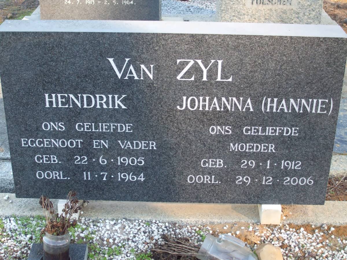 ZYL Hendrik, van 1906-1964 &amp; Johanna 1912-2006