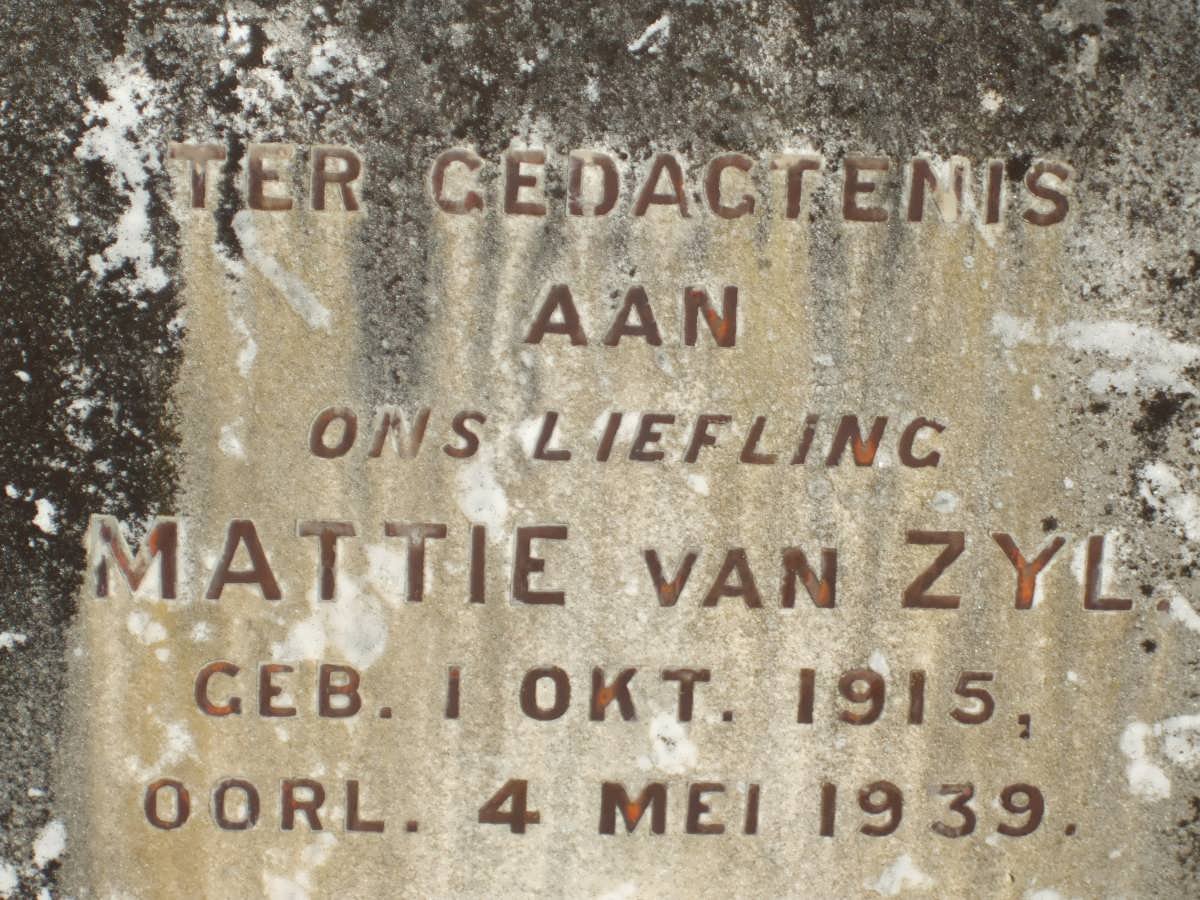 ZYL Mattie, van 1915-1939
