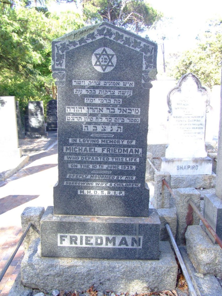 FRIEDMAN Michael -1939