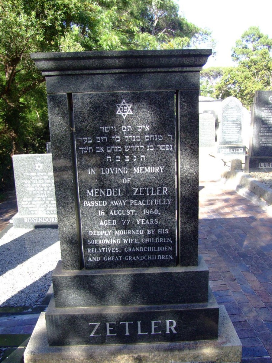 ZETLER Mendel -1960