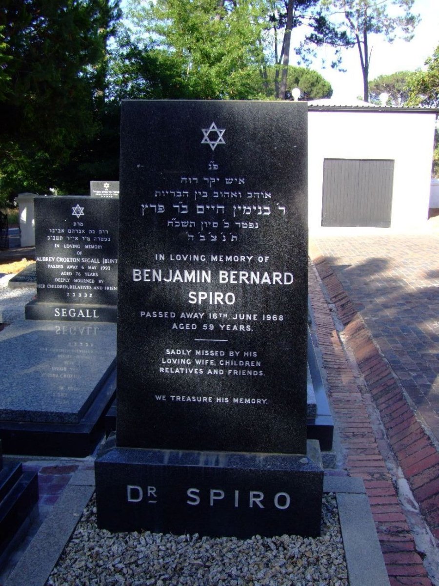 SPIRO Benjamin Bernard -1968
