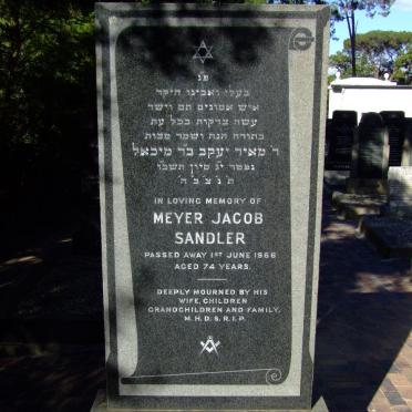 SANDLER Meyer Jacob -1968