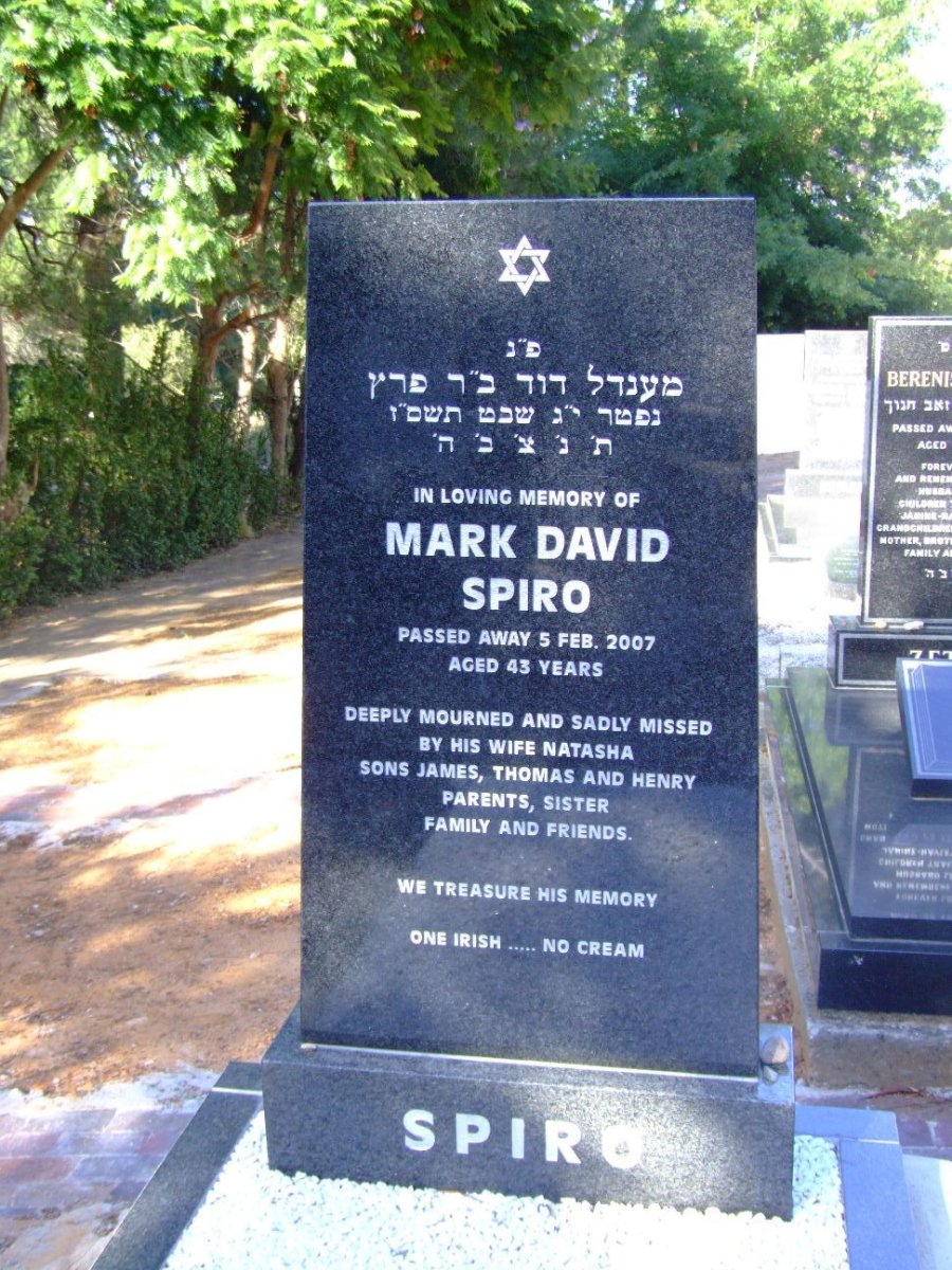 SPIRO Mark David -2007
