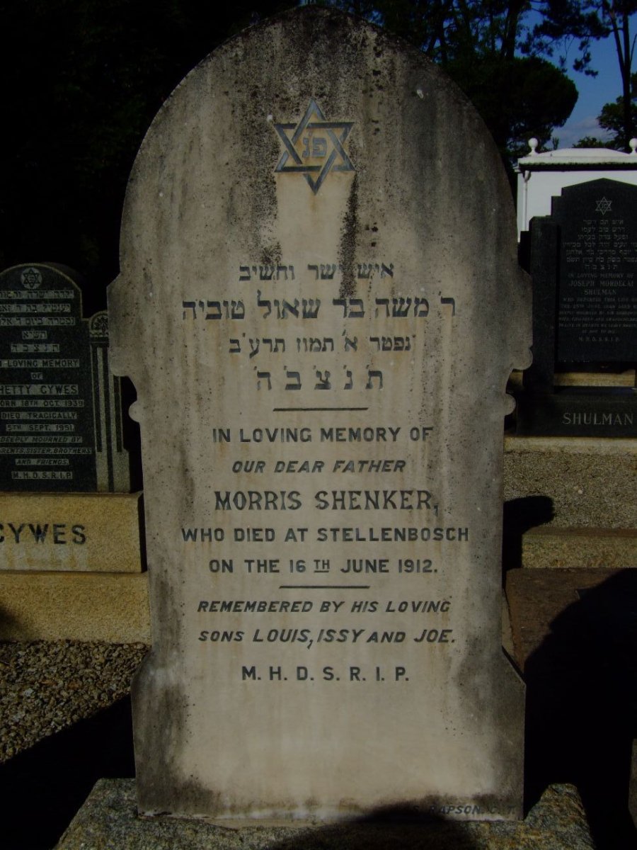 SHENKER Morris -1912