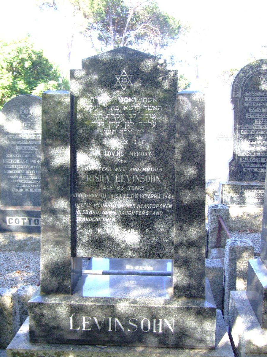 LEVINSOHN Risha -1946