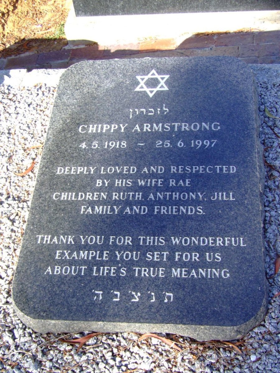 ARMSTRONG Chippy 1918-1997
