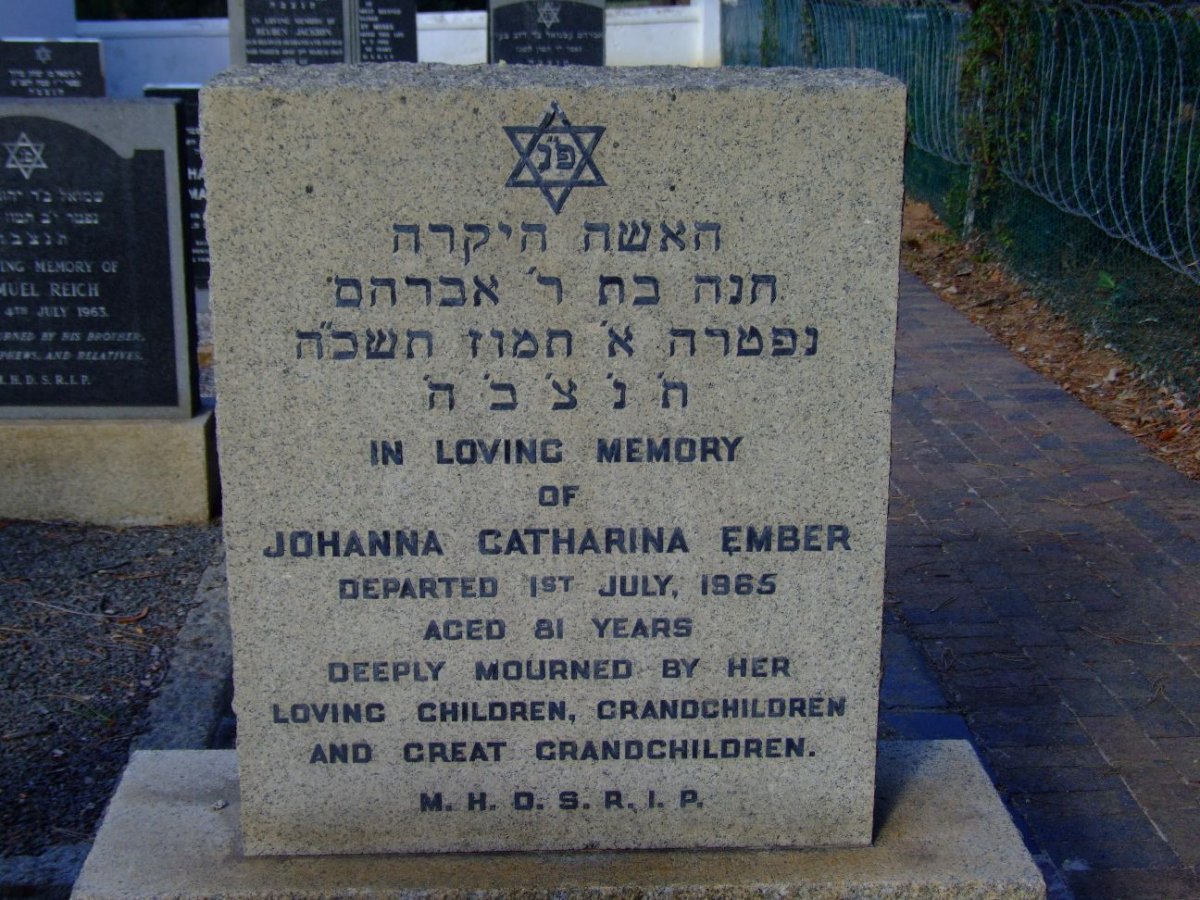 EMBER Johanna Catharina -1965