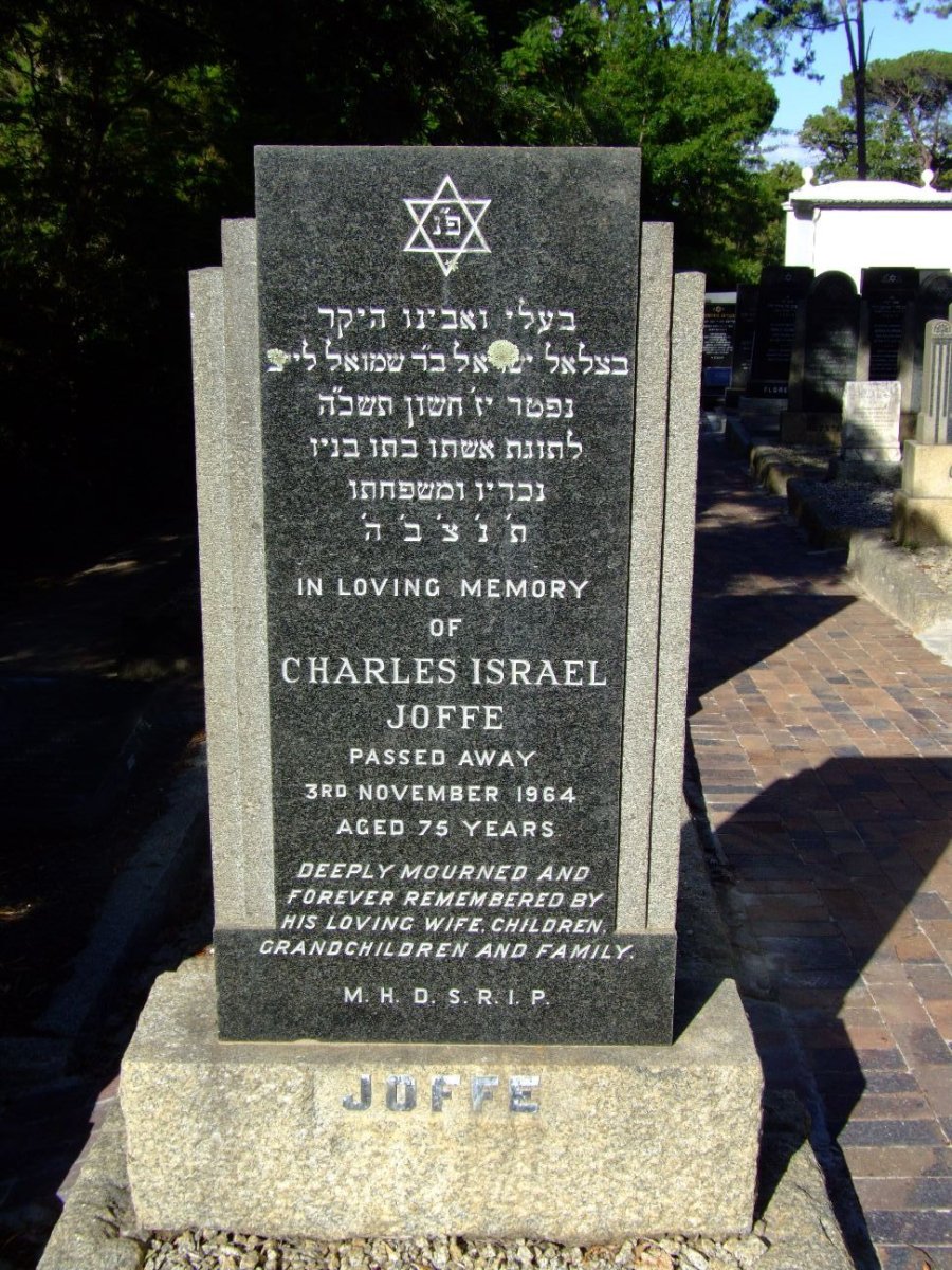 JOFFE Charles Israel -1964