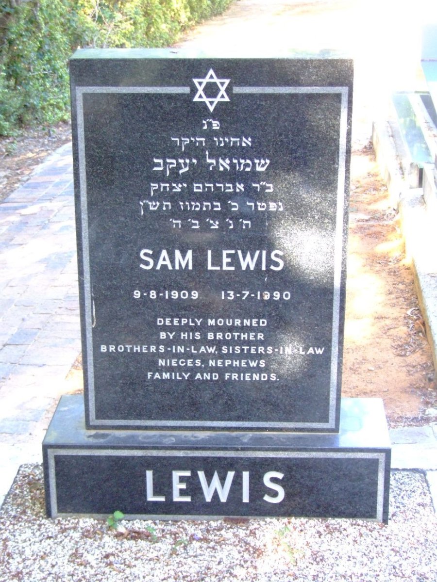 LEWIS Sam 1909-1990