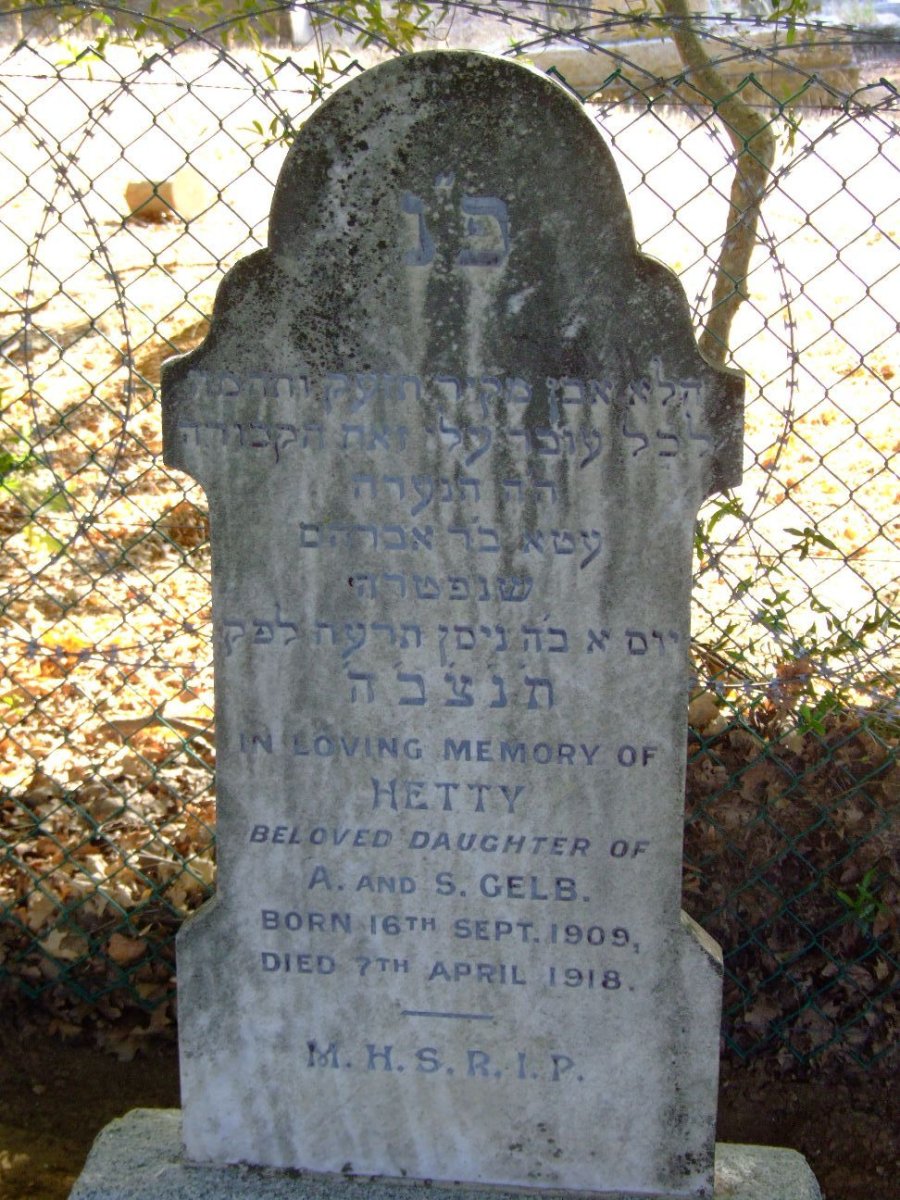 GELB Hetty 1909-1918