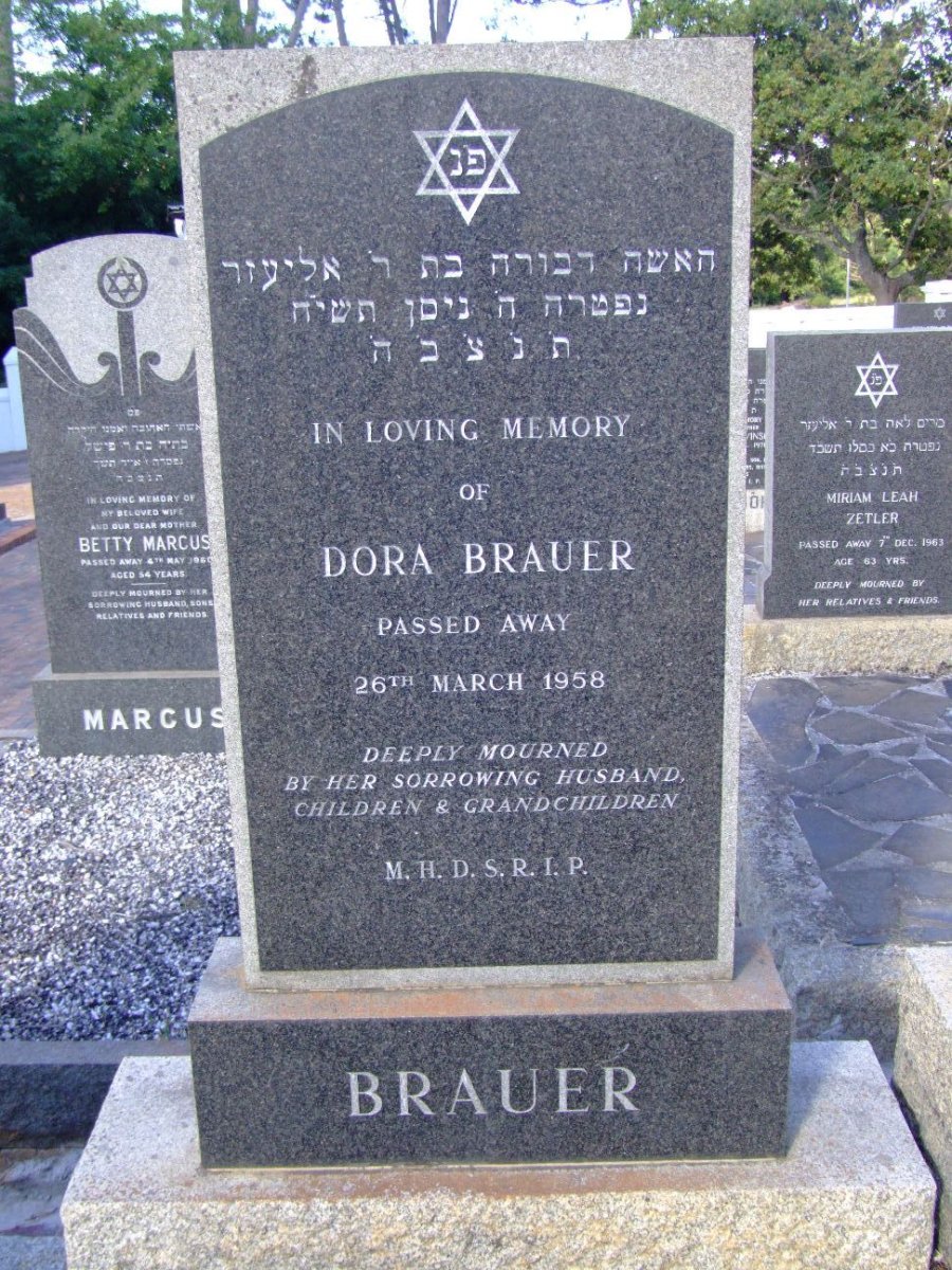 BRAUER Dora -1958