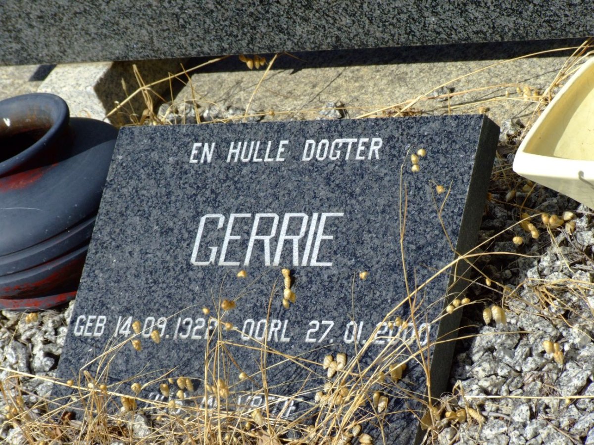 ? Gerrie 1922-2000