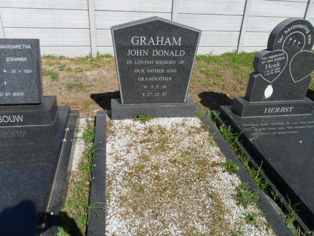 GRAHAM John Donald 1928-1997
