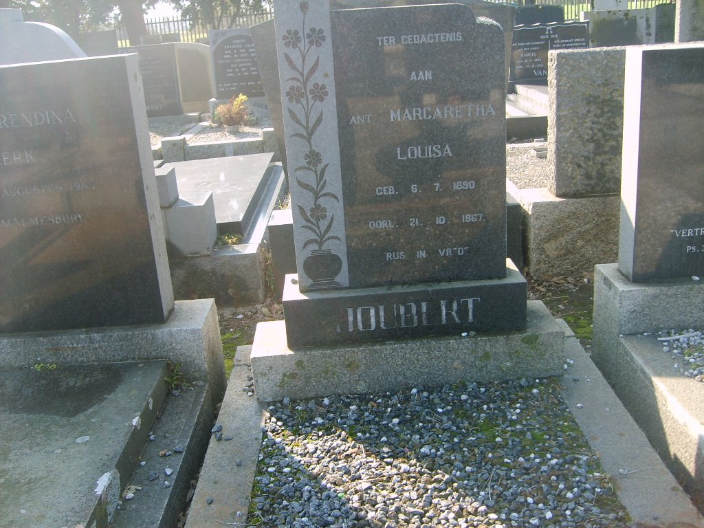 JOUBERT Margaretha Louisa 1890-1967