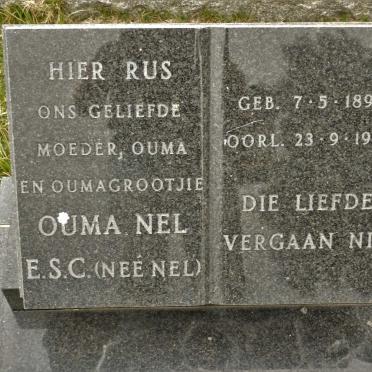 NEL E.S.C. 1893-1982