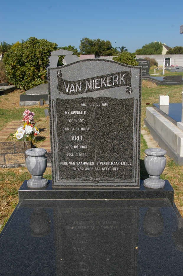 NIEKERK Carel, van 1943-1999