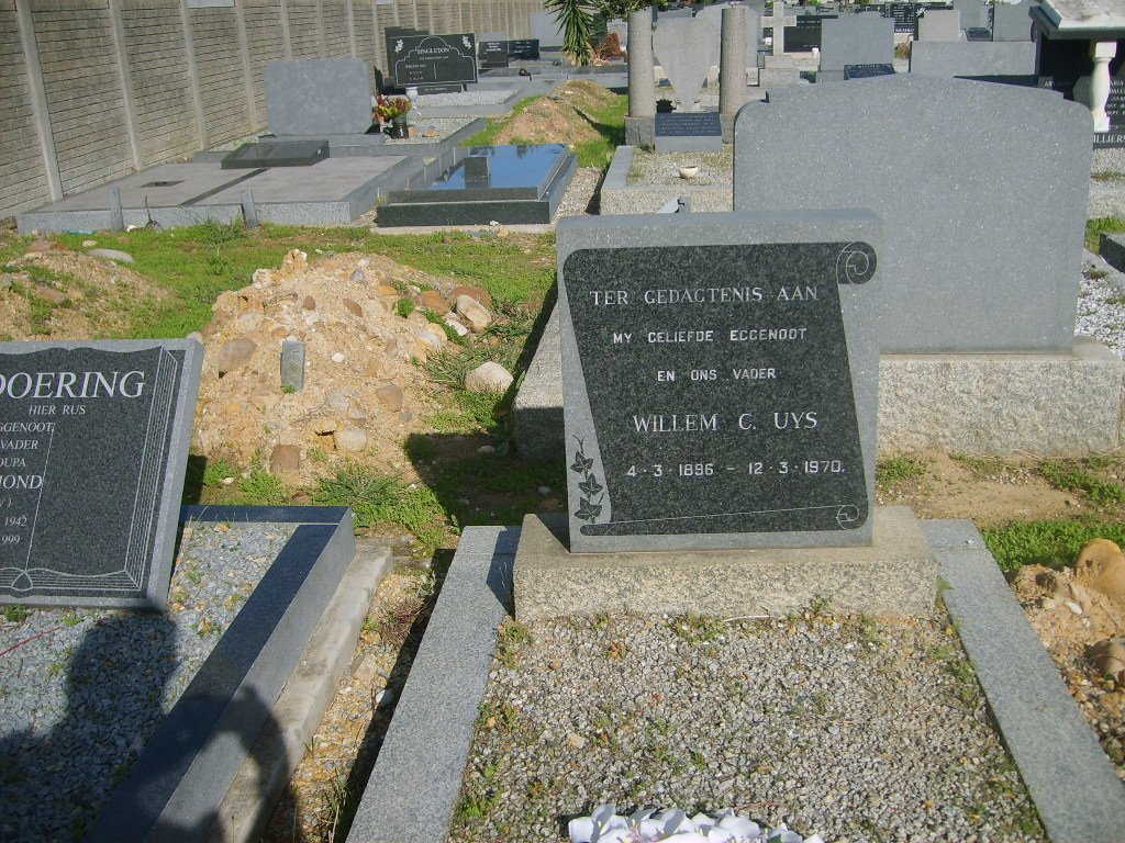 UYS Willem C. 1896-1970