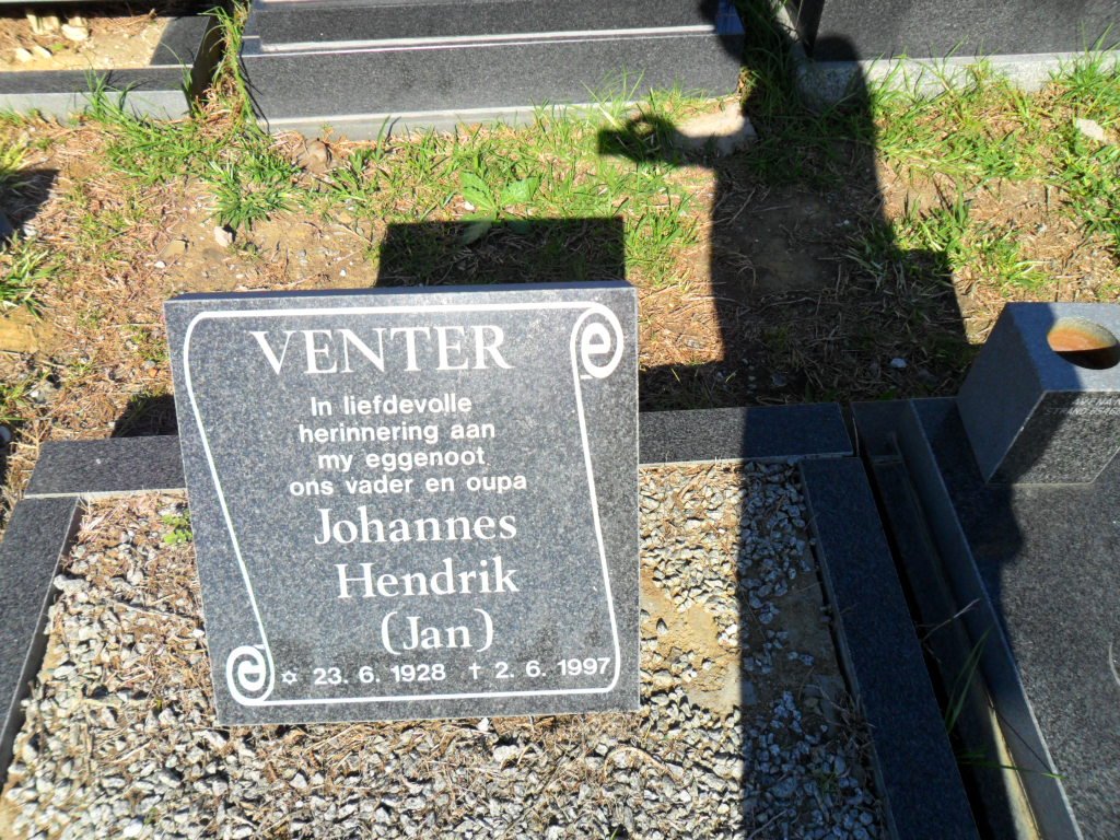 VENTER Johannes Hendrik 1928-1997