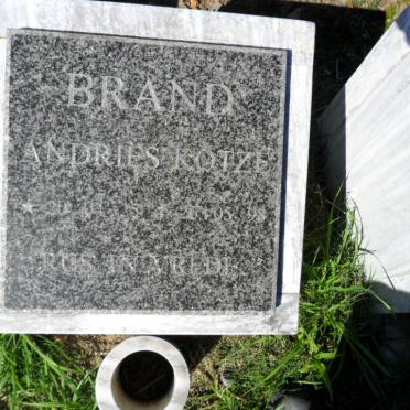 BRAND Andries Kotze 1925-1998