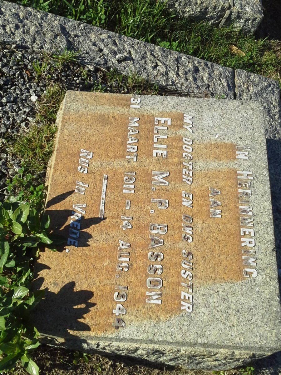 BASSON Ellie M.P. 1911-1944