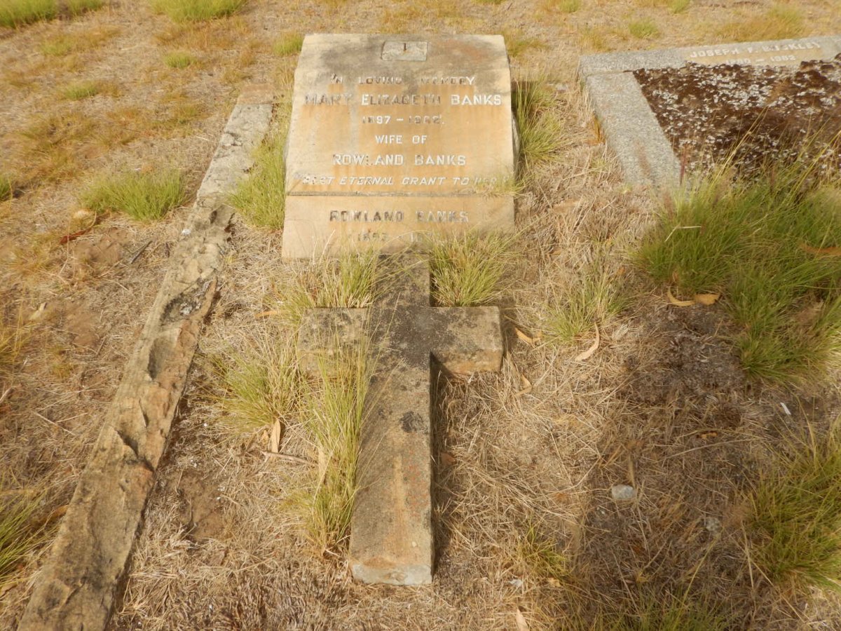 BANKS Rowland 1893-1977 &amp; Mary Elizabeth 1897-1962